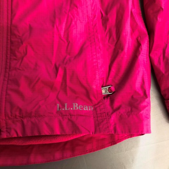 Girl's L.L Bean Fall Jacket Pink Size Small 8 - Picture 2 of 6